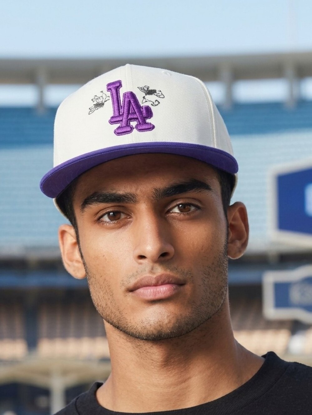 Cool White Dodgers Cap New